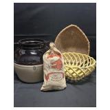 PRIMITIVE LOT-STONEWARE/ADVERTISING AND MORE