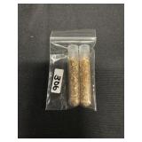 VIAL 14 KT GOLD PIECES