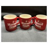 1980S MAXWELL HOUSE MUGS MARKED ENGLAND