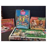 VINTAGE FOOTBALL GAME/BOARD GAME LOT