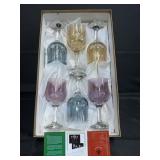 CRISTALLERIA FRATELLI FUMO WINE GLASS SET