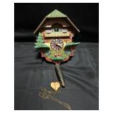 1960S SARS GERMAN WOODEN CUCKOO CLOCK AS-IS