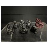 FENG SHUI LAUGHING BUDDHAS/DRAGON FIGURES
