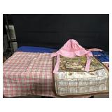 HANDMADE BABY QUILT/BONNET AND MORE