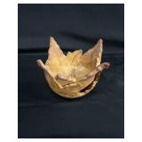 Lantern Hill-Kit Vanderwal Saggar Fire Leaf Bowl
