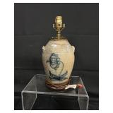New 14' Lewis Moore Pottery Salt Glazed Lamp