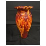 Repaired Lantern Hill 12' Vase Rare Color