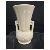 1940s McCoy Double Handled Ivory Vase