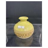 Rare Lantern Hill Sunshine Yellow 3' Bud Vase