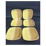 Rare Lantern Hill Sunshine Yellow 8' Plates 6
