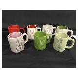 New Rae Dunn Lot of 7 Mugs