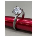 825 STERLING SILVER RING W CZ CUBIC ZIRCONIA
