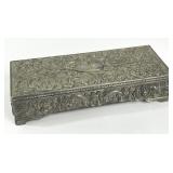 VINTAGE GODINGER SILVER PLATE JEWELRY BOX