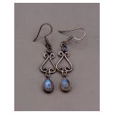 925 STERLING SILVER GEMSTONE EARRINGS