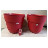 SUNCAST 18' LARGE PLANTER POTS x 2 MADE IN USA