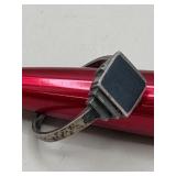 925 STERLING SILVER RING W STONE ONYX?