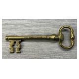 XL SOLID BRASS KEY BILL GORMAN MAYOR HAZARD KY