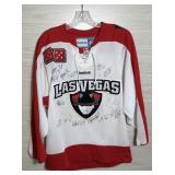 LAS VEGAS WRANGLERS ECHL AUTOGRAPHED JERSEY