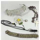 FASHION JEWELRY MEXICO COIN BRACELET TIARA