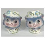 VINTAGE LEFTON MISS PRISS KITTY CAT SALT & PEPPER