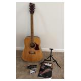 FIRST ACT DREADNOUGHT ACOUSTIC GUITAR FENDER STAND