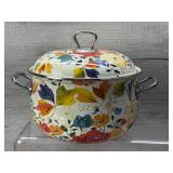 THE PIONEER WOMAN TIMELESS FLORAL 4 QT ENAMEL POT