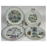 VINTAGE COLLECTIBLE PLATES VEGAS PLYMOUTH