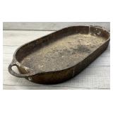 VINTAGE BSR CAST IRON FISH FRY PAN 3052 D