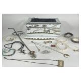 FASHION NECKLACES BRACELETS RINGS JEWELRY BOX