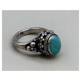 925 STERLING SILVER TURQUOISE RING