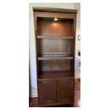 LIGHTED PIER CABINET W ADJUSTABLE SHELVES MODULAR