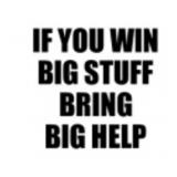 BE SURE TO BRING SOMEONE TO HELP YOU LOAD