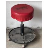 EX-CELL PRO LINE ROLLING SHOP STOOL W STORAGE