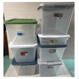 PLASTIC STORAGE TOTES