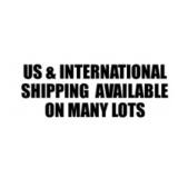 SHIPPING AVAILABLE ON MANY LOTS