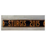 STURGIS BIKE WEEK METAL STREET SIGN 32' X 6'