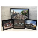 FRAMED PHOTOS HARLEY DAVIDSON STURGIS