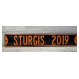 STURGIS BIKE WEEK METAL STREET SIGN 32' X 6'
