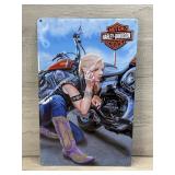 HARLEY DAVIDSON FINISHING TOUCH METAL WALL ART