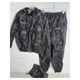 FROGG TOGGS 2 PC RAIN SUIT  SIZE M