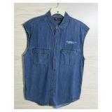 VINTAGE DENIM SLEEVELESS SHIRT STURGIS