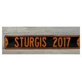 STURGIS BIKE WEEK METAL STREET SIGN 32' X 6'