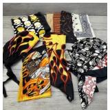 DOO RAGS BANDANAS DUST BANDIT FLAMES