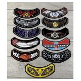 HARLEY DAVIDSON HOG ROCKER PATCHES 2002-2012