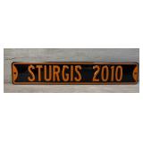 STURGIS BIKE WEEK METAL STREET SIGN 32' X 6'