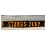 STURGIS BIKE WEEK METAL STREET SIGN 32' X 6'