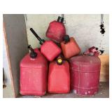 PLASTIC & METAL GAS FUEL CONTAINERS