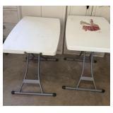 2 SMALL FOLDING TABLES ENDURO