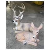 ARTLINE POLYMER DOE & BUCK INDOOR OUTDOOR DECOR