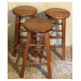 JOHN THOMAS FURNITURE WOOD STOOLS